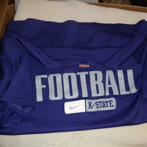 NIKE KANSAS STATE FOOTBALL SHIRT MENS SIZE L